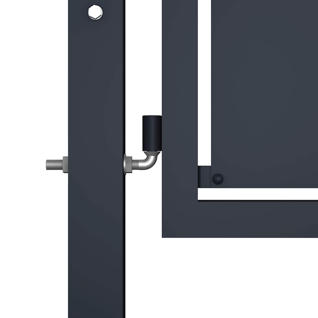 Cancello da Giardino in Acciaio 350x175 cm Antracite