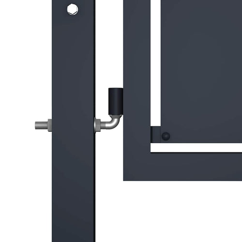 Cancello da Giardino in Acciaio 350x175 cm Antracite
