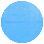 Pellicola Galleggiante Solare PE Rotonda 455 cm per Piscina Blu