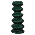 Recinzione a Rete in Acciaio con Rivestimento PVC 0,8x25 m Verde