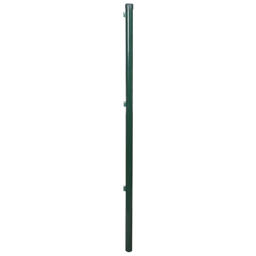Pali per Recinzione in Ferro 2 pz 115 cm Diametro 34 mm