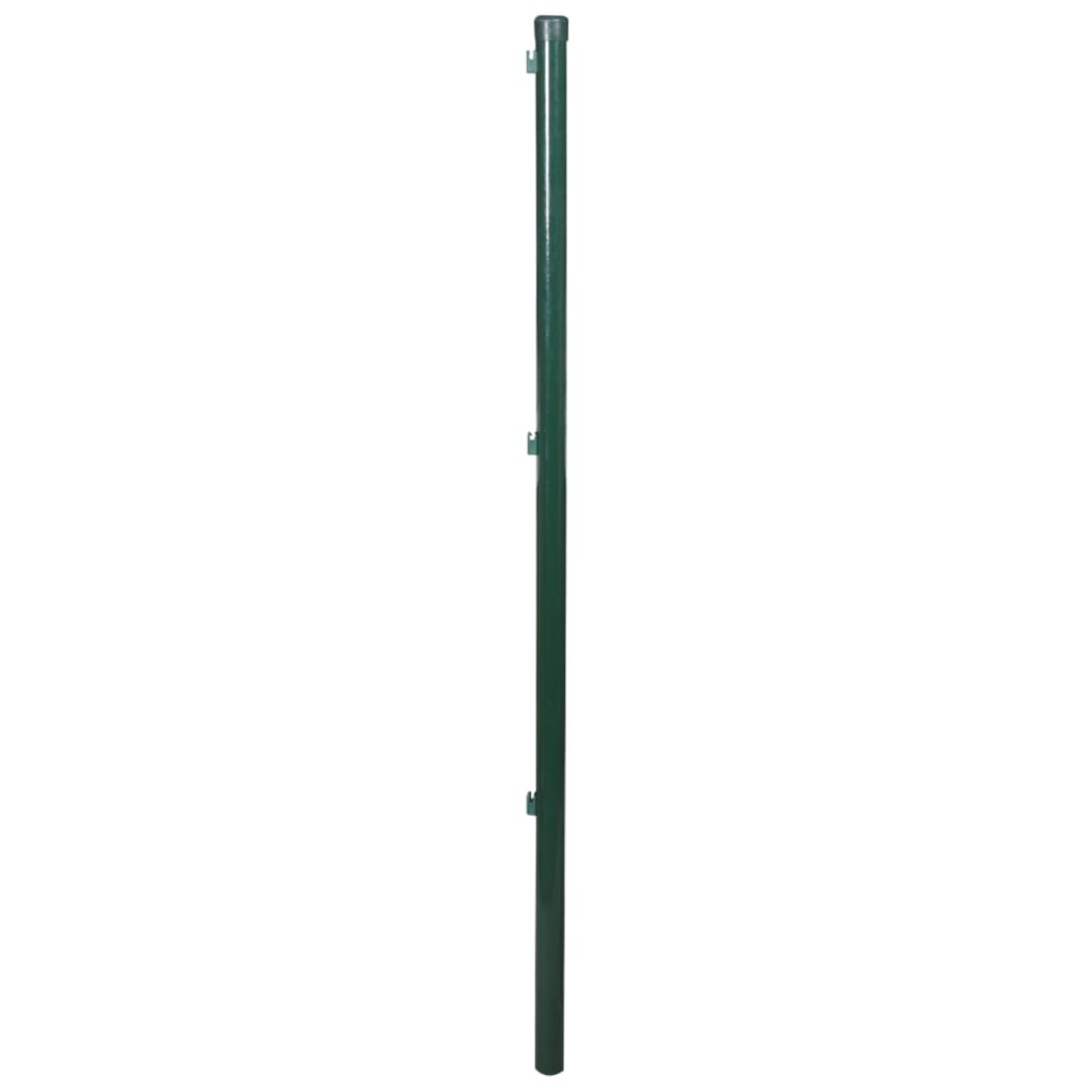 Pali per Recinzione in Ferro 2 pz 170 cm Diametro 34 mm