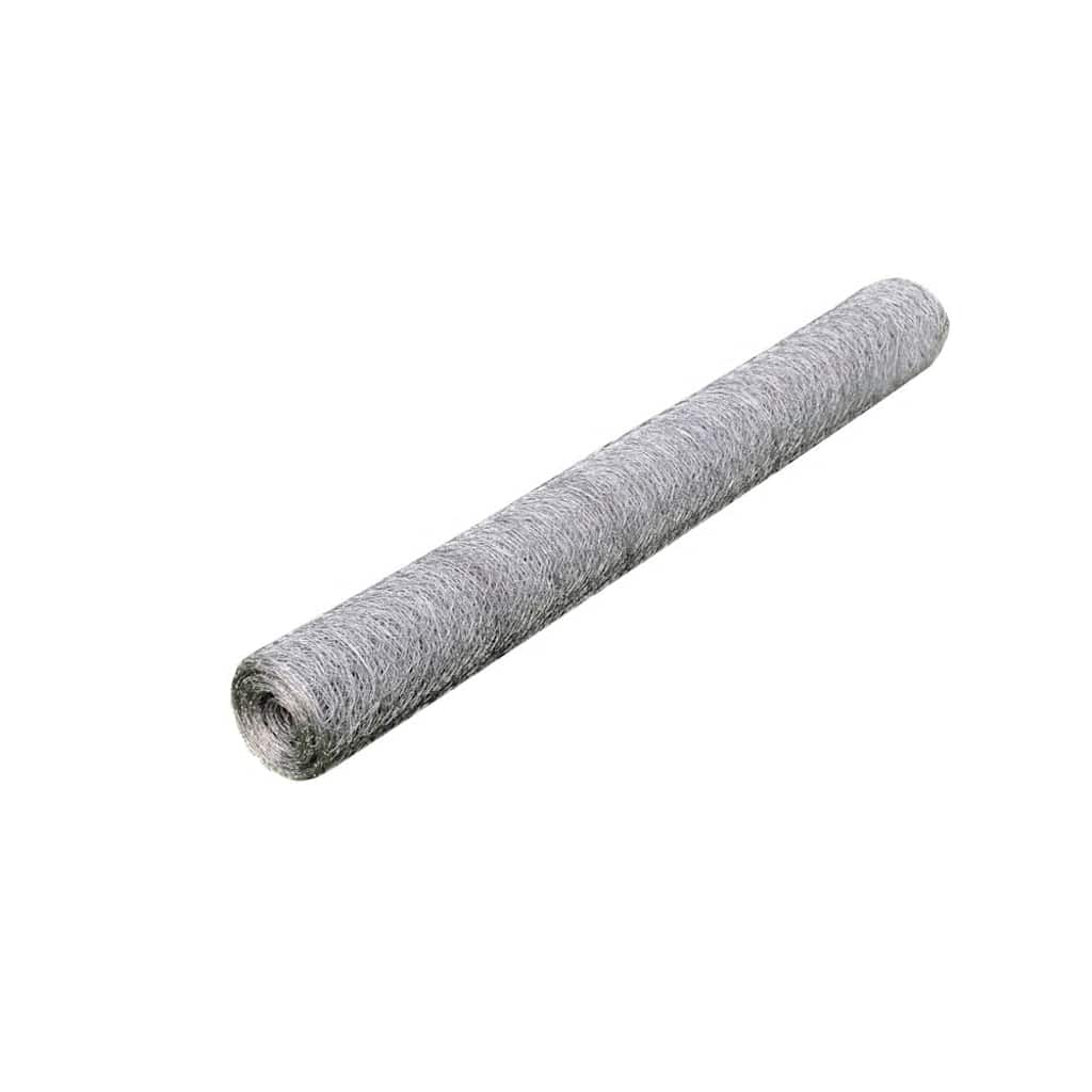 Recinzione in Rete per Pollaio Acciaio Zincato 25x1 m