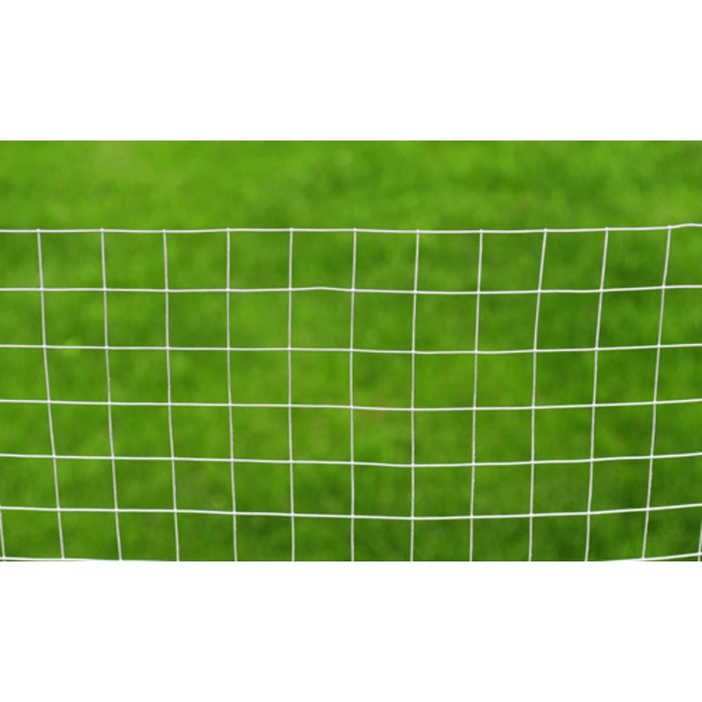 Recinzione in Rete per Pollaio Acciaio Zincato 25x1 m Argento