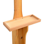 Doccia da Giardino in Legno Massello di Abete 75x75x221 cm