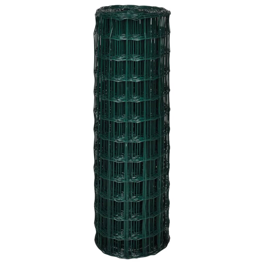 Recinzione Europea in Acciaio 10 x 1,2 m Verde