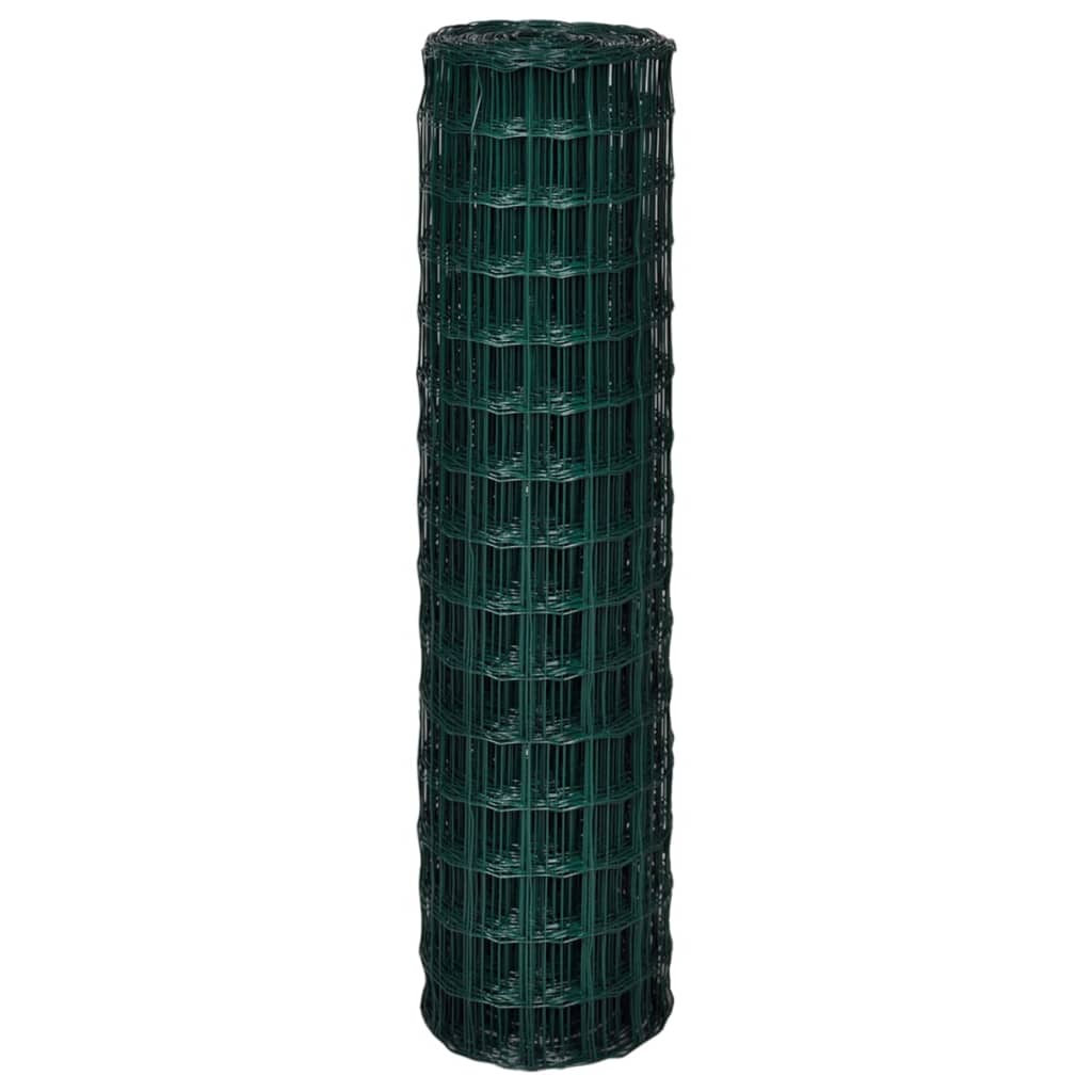Recinzione Europea in Acciaio 10 x 1,5 m Verde