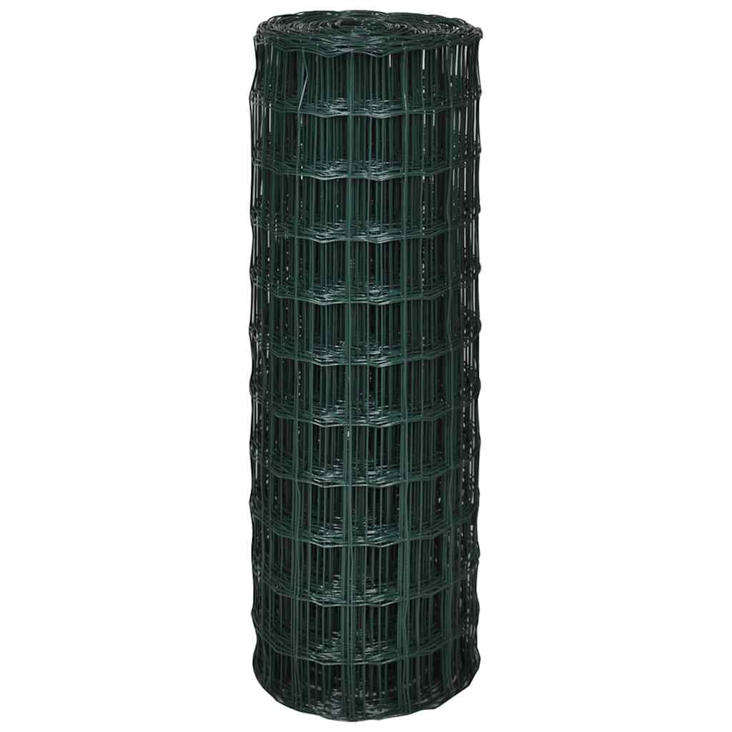 Recinzione Europea in Acciaio 10 x 1,2 m Verde
