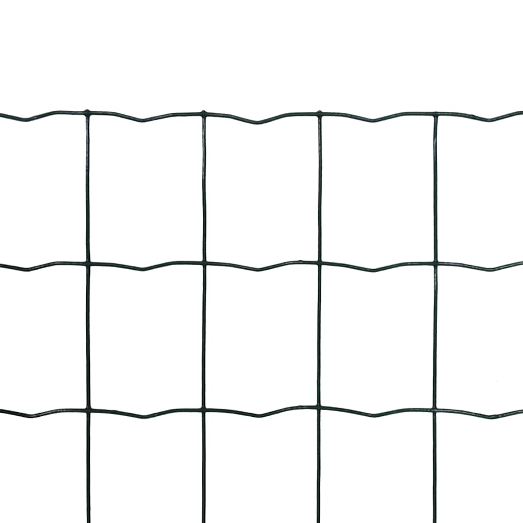 Recinzione Europea in Acciaio 25 x 1,5 m Verde