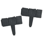Recinzione Giardino Plastica 41 pz Aspetto Pietra 10 m