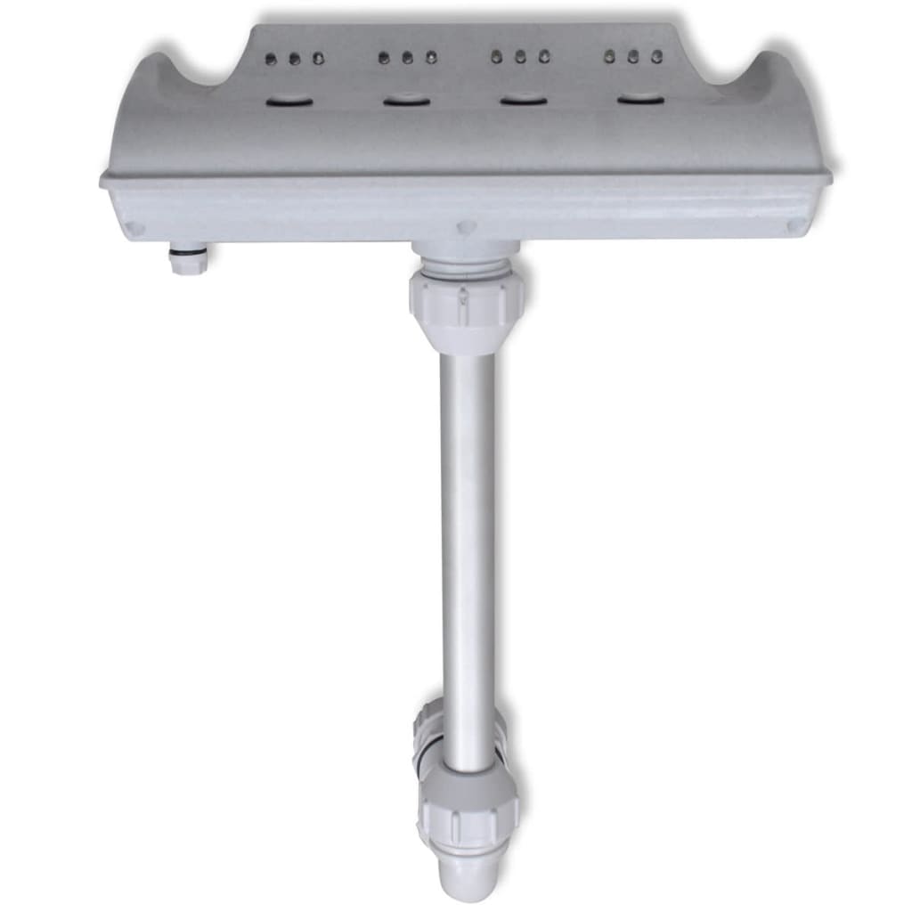 Fontana a Cascata per Piscina con Luci LED - 4 Getti e 12 LED