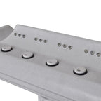 Fontana a Cascata per Piscina con Luci LED - 4 Getti e 12 LED