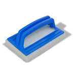 Set pulizia piscina con 2 schiumatoi foglie, spazzola, scrubber e palo telescopico