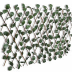 Recinto in Salice a Traliccio con Foglie Artificiali 180x90 cm - Set 5 Pezzi