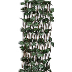 Recinto in Salice a Traliccio con Foglie Artificiali 180x90 cm - Set 5 Pezzi