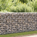 Cesto Gabbione con Coperchio in Filo Zincato 100 x 100 x 30 cm