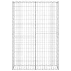 Cesto Gabbione con Coperchio in Filo Zincato 150 x 100 x 30 cm