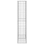 Cesto Gabbione con Coperchio in Filo Zincato 150 x 100 x 30 cm