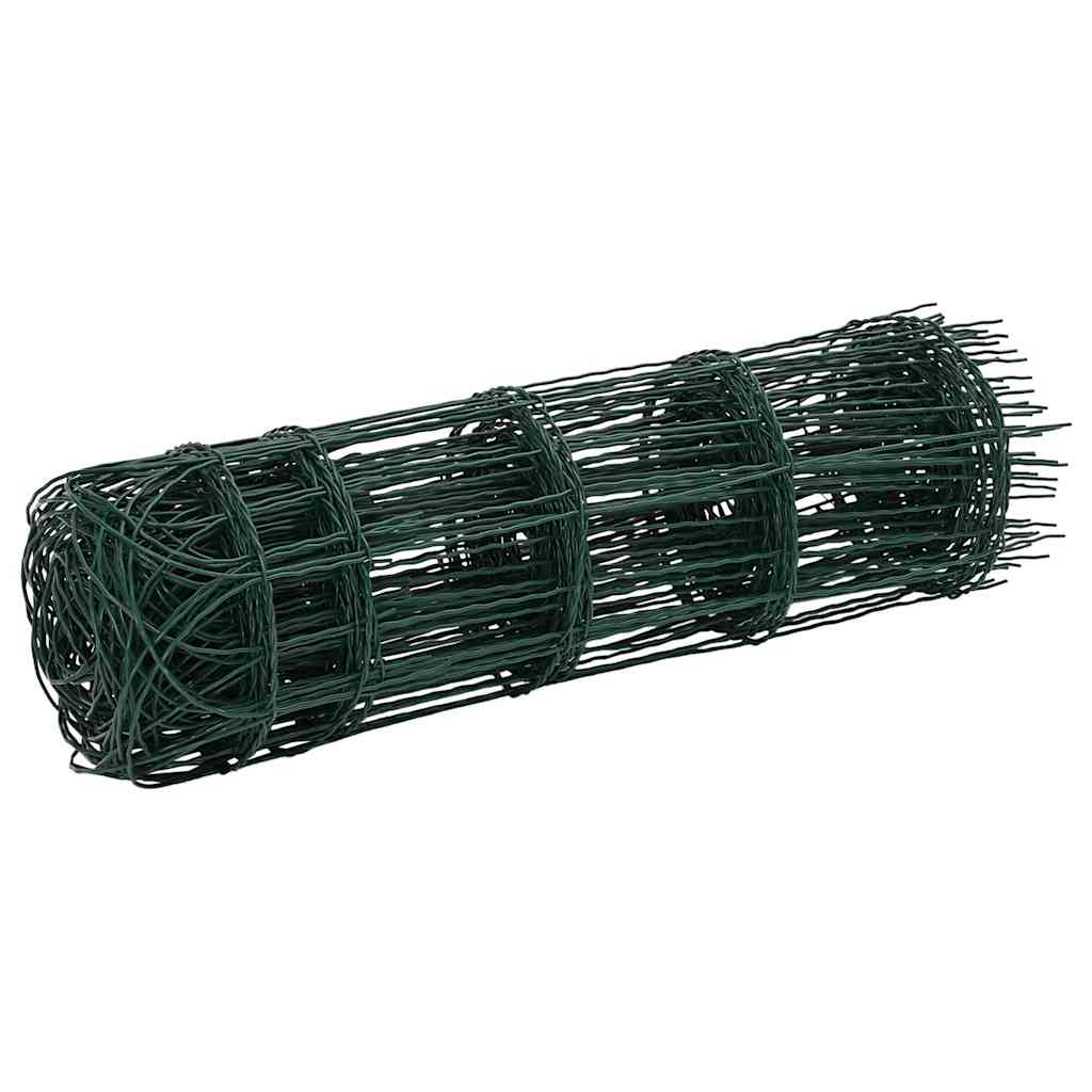 Recinzione per Giardino in Ferro Verniciato a Polvere 25x0,65 m
