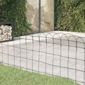 Recinzione per Giardino in Ferro Verniciato a Polvere 25x0,65 m