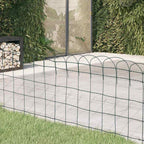 Recinzione per Giardino in Ferro Verniciato a Polvere 25x0,65 m
