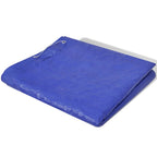 Copertura per Piscina Rettangolare 90g/mq 540 x 270 cm Blu Scuro