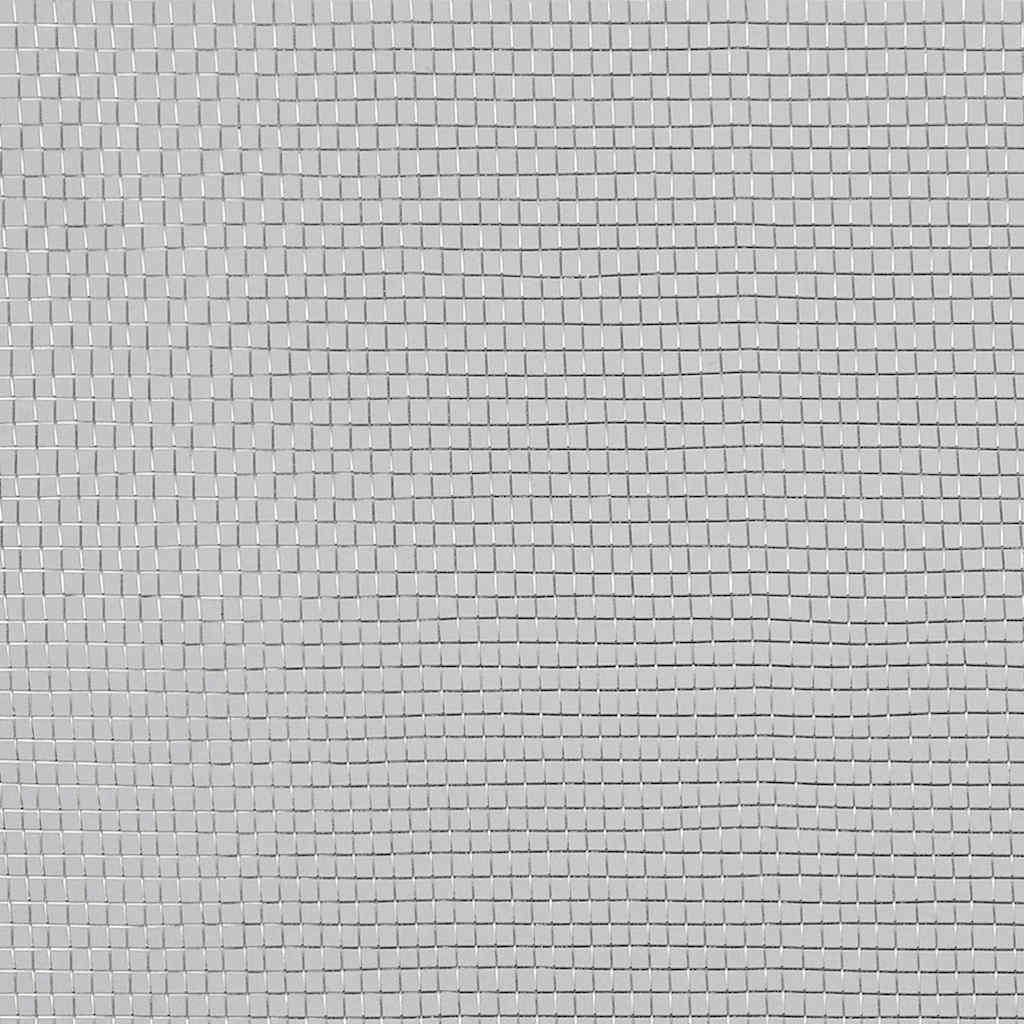 Zanzariera in Alluminio 100x500 cm Argento