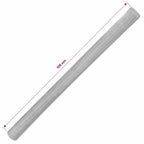 Zanzariera in Alluminio 100x500 cm Argento