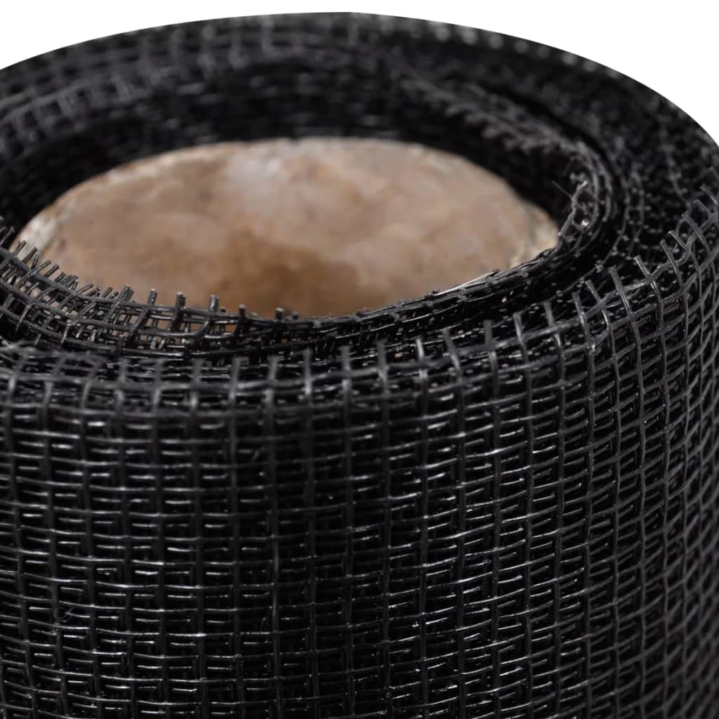 Zanzariera in Fibra di Vetro 100x500 cm Nera