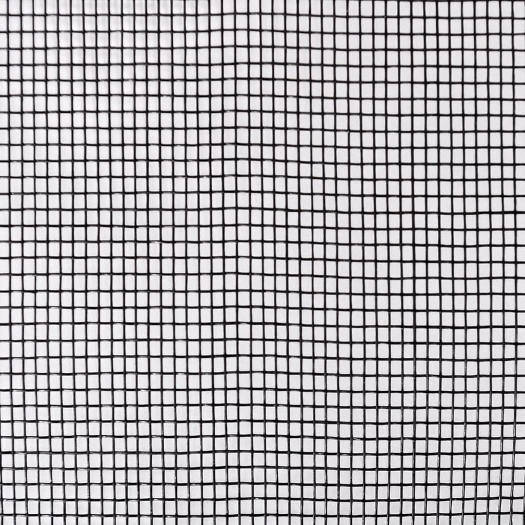 Zanzariera in Fibra di Vetro 100x500 cm Nera