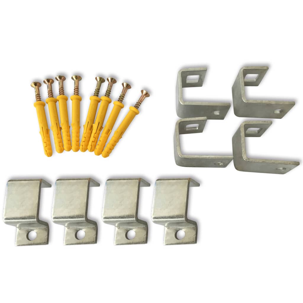 Grate di Sicurezza per Finestre 69 x 114 cm Acciaio Zincato
