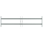 Grate di Sicurezza per Finestre Regolabili 2 Barre Trasversali 700-1050 mm