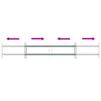 Grate di Sicurezza per Finestre Regolabili 2 Barre Trasversali 1000-1500 mm