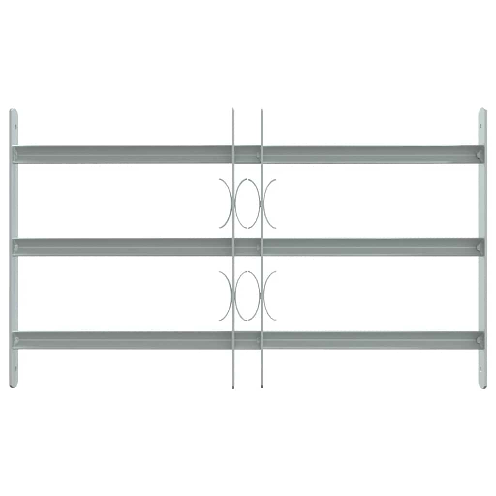 Grata di Sicurezza per Finestre 3 Barre Trasversali 500-650 mm Acciaio Zincato