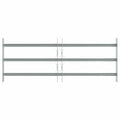 Grate di Sicurezza per Finestre Regolabili 3 Barre Trasversali 700-1050 mm