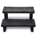 Gradini per Spa Neri Antiscivolo 70x65x34 cm