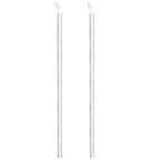 Recinzione a Rete con Pali e Spuntoni Acciaio Zincato 15x1 m
