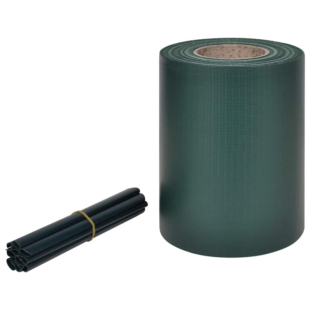 Recinzione Frangivento da Giardino PVC 70x0,19 m Verde