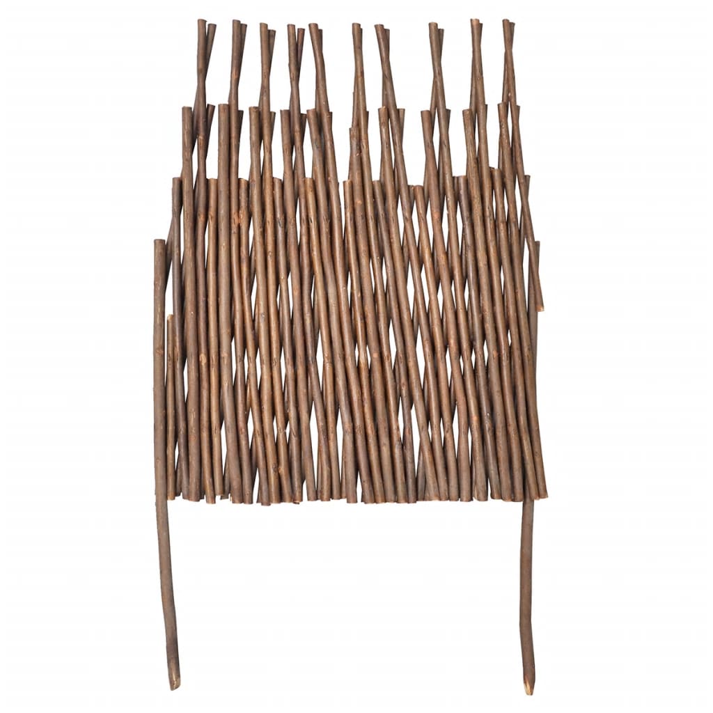 Recinzione a traliccio in salice 5 pz 170x37 cm