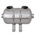 Scambiatore di calore per piscina 292 x 134 mm 28 kW acciaio inossidabile