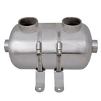 Scambiatore di calore per piscina 292 x 134 mm 28 kW acciaio inossidabile
