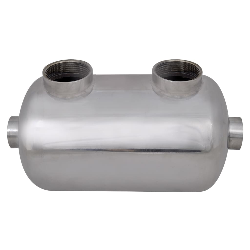 Scambiatore di calore per piscina 292 x 134 mm 28 kW acciaio inossidabile