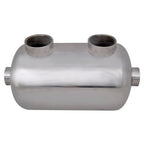 Scambiatore di calore per piscina 292 x 134 mm 28 kW acciaio inossidabile