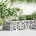 Gabbione Fioriera in Acciaio Zincato 180x90x50 cm