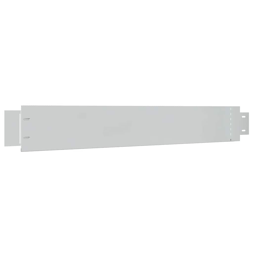 Set 10 pz Bordo prato flessibile acciaio galvanizzato 100 x 14 cm