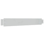 Set 10 pz Bordo prato flessibile acciaio galvanizzato 100 x 14 cm