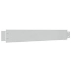 Set 15 pz Bordo prato flessibile acciaio galvanizzato 100 x 14 cm
