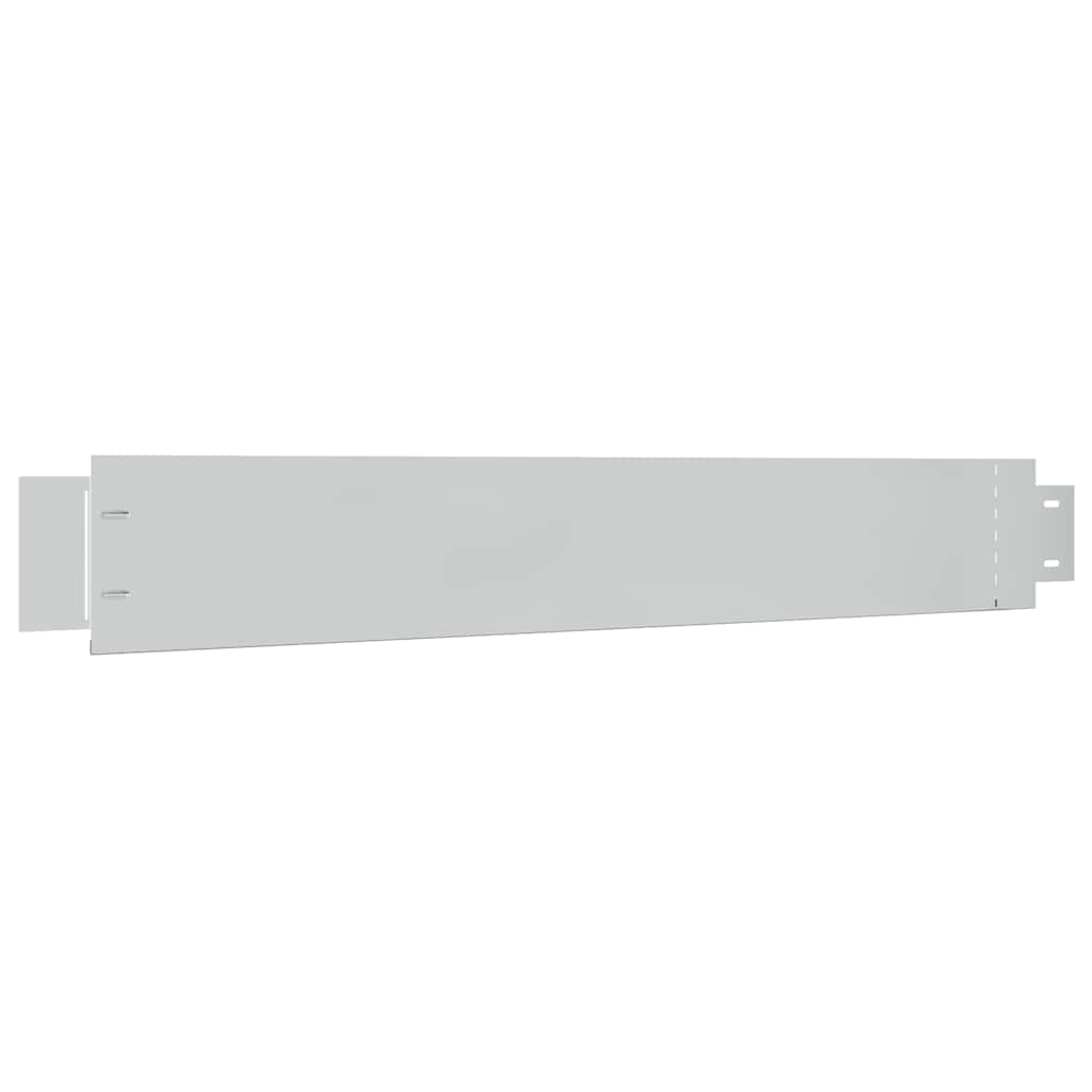 Set 15 pz Bordo prato flessibile acciaio galvanizzato 100 x 14 cm