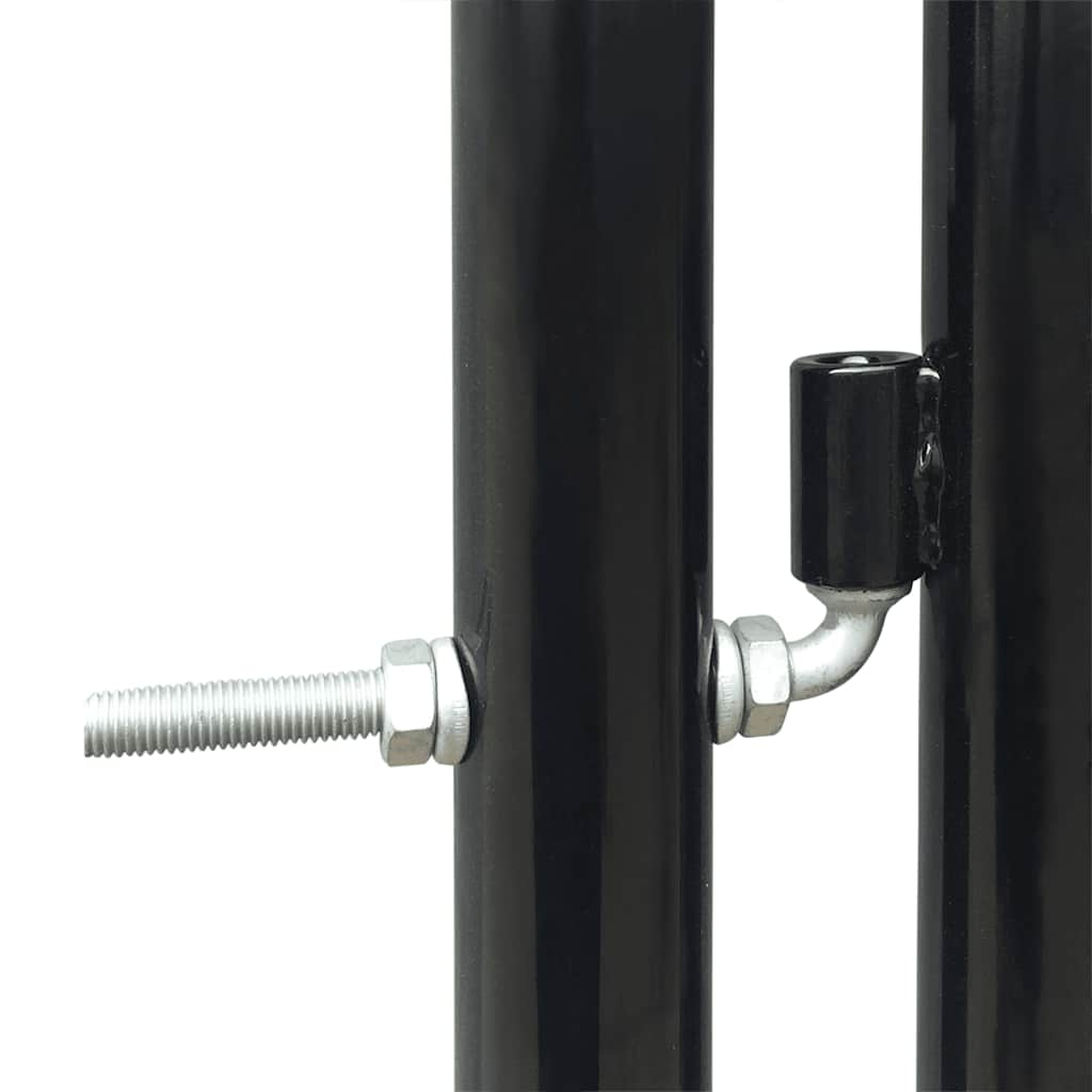 Cancello per Recinzione a una Porta Nero 100x150 cm
