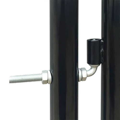 Cancello per Recinzione a una Porta Nero 100x150 cm